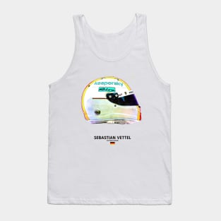 F1 2020 Sebastian Vettel Crash Helmet Tank Top